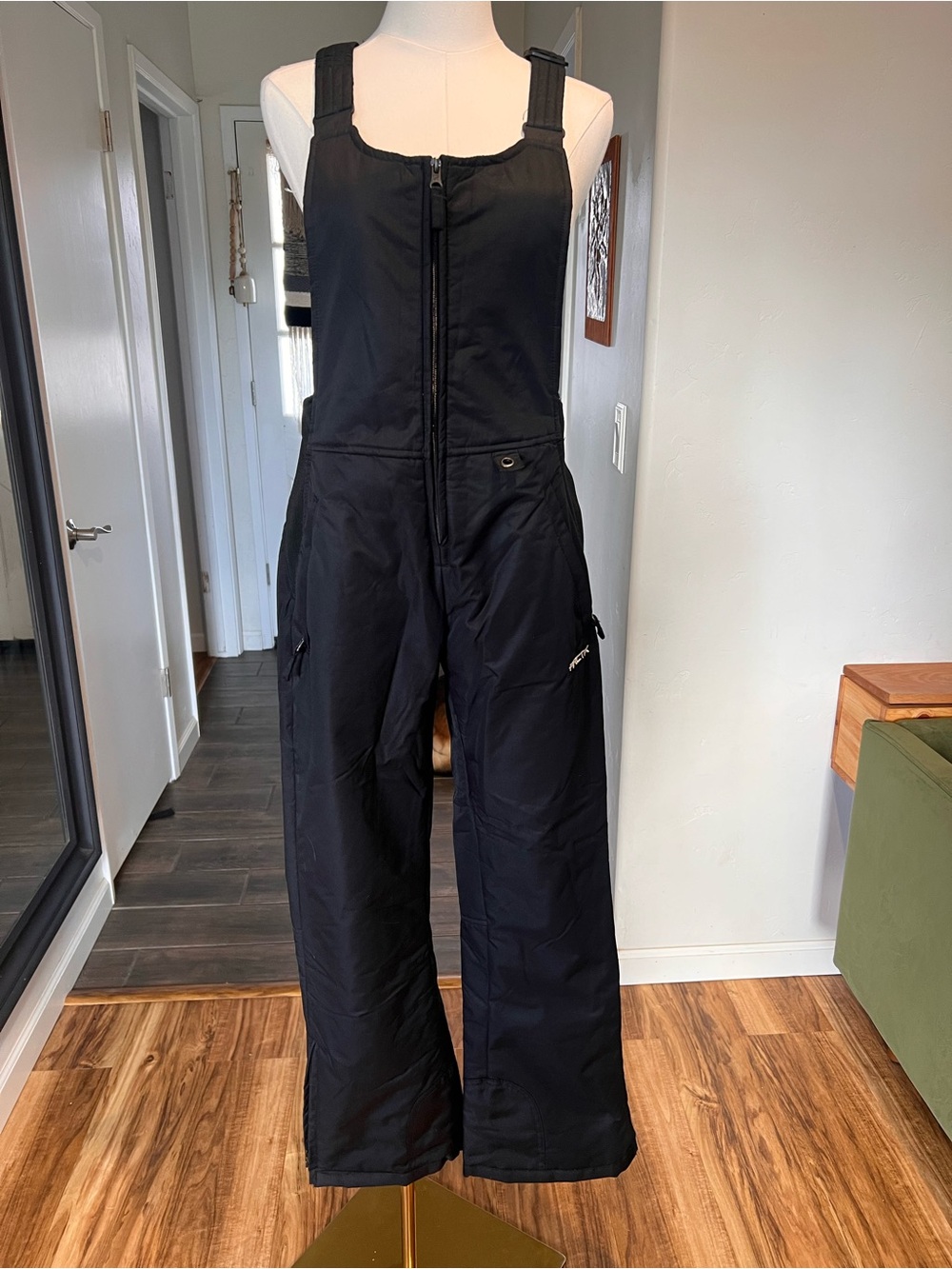 Arctix Black Insulated Snow Bib Jumpsuit